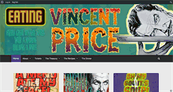 Desktop Screenshot of eatingvincentprice.com